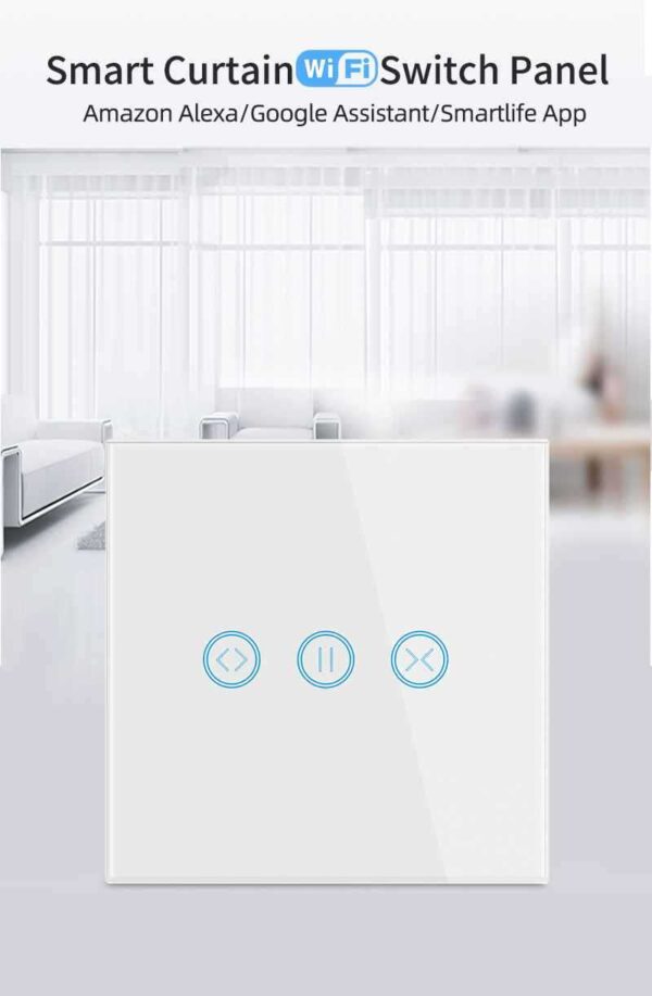 100-240VAC 50/60Hz EU Model Smart Wifi SwitchTouch Panel for Curtains - Image 10