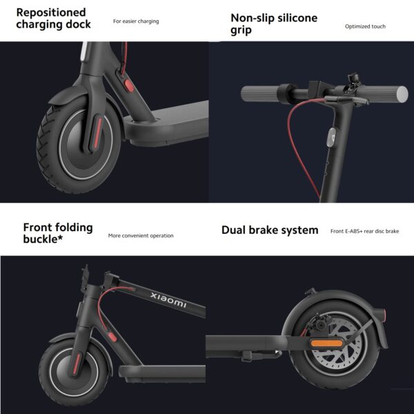 Xiaomi MI Electric Kick Scooter 4, 600W Motor, 18 Miles Long Range & 15.6mph, 10" Tubeless Tires, Dual Brakes, Commuting Electric Scooter for Adults & Teens - Image 3