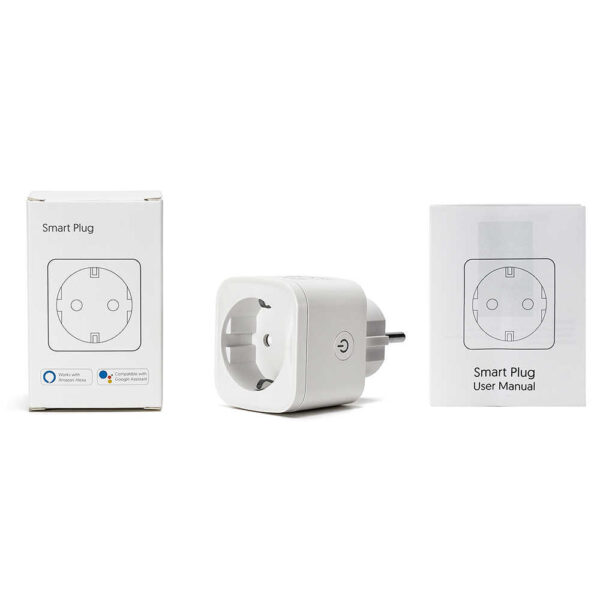 Tuya wifi compatible emergy meter wireless eu smart plug