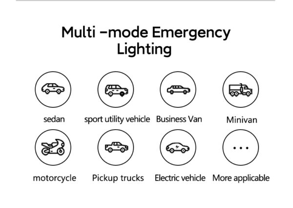 NEWO Portable Charger Starting Device Emergency Tool Multi-function Battery Portable 12v Car Jump Starter With Digital Screen - Image 3